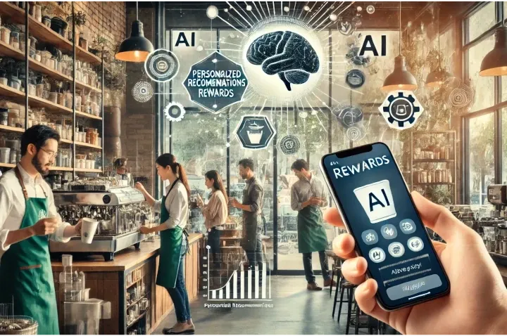 Starbucks Loyalty App Rewards Points and AI